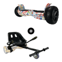 Off Road Hoverboard 8,5 inch Graffiti Wit